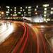 Cars leave streams of light on Washtenaw Avenue in Ann Arbor on Tuesday. Daniel Brenner I AnnArbor.com